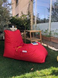 Atelier Del Sofa Puf Rojo